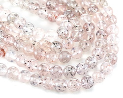 Pink Mica Quartz (A) Round 8mm