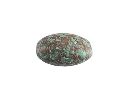 Mykonos Metalized Ceramic Copper Patina Rice 20x12mm