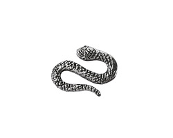Green Girl Pewter Snake S-Hook 18x13mm