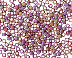 TOHO Semi-Glazed Rainbow Dark Red Round 8/0 Seed Bead