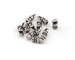 Antique Silver (plated) Crimp Cord End 1.5mm