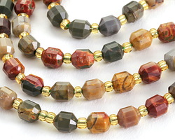 Red Creek Jasper Energy Tube 6-6.5x5-5.5mm