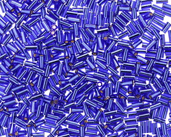 Miyuki Silver Lined Dark Sapphire Bugle Bead 3mm