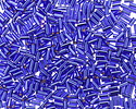 Miyuki Silver Lined Dark Sapphire Bugle Bead 3mm