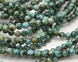 African Turquoise (A) Round 6-6.5mm Beads