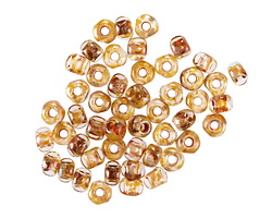 Czech Glass Crystal Picasso Trica Beads 2.5x4mm