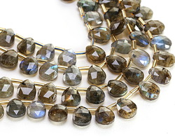 Labradorite (A) Microfaceted Teardrop 8x10mm