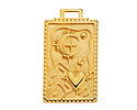 24K Gold (plated) Large Tarot Card Focal 26x46mm