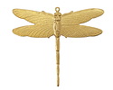 Vintaj Solid Brass Enchanted Dragonfly Focal 49x43mm
