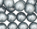 Slate Shell Pearl Round 14mm