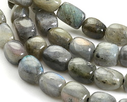 Labradorite Nugget (Large Hole) 10-15x10-12mm