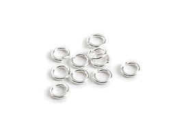 Sterling Silver Round Jump Ring 5mm, 20 gauge