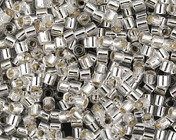 Miyuki Delica Silver Lined Crystal (DBL0041) 8/0 Seed Bead