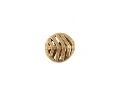African Brass Palm Leaf Coin 11-13mm