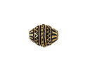 Mykonos Antique Brass (plated) Mountains & Rivers Bead 16x13mm
