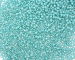 TOHO Opaque Turquoise Round 15/0 Seed Bead