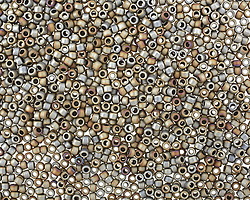 TOHO Matte Iris Gray Round 15/0 Seed Bead