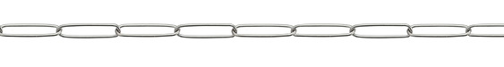 Stainless Steel Long Paperclip Chain