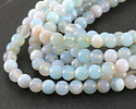 Aqua Agate (light) Round 6mm