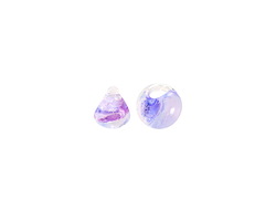 Unicorne Beads Glass Lilac Lavender Mini Teardrop 6-7mm