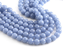 Blue Angelite (A) Round 10mm