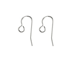 Stainless Steel Earwire w/ Loop 20x8mm