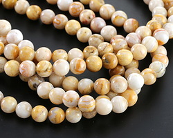 Indonesian Crazy Lace Agate Round 8mm