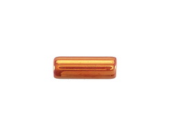 Mykonos Ceramic Iridescent Tangerine Tube 17x6mm