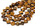 Tiger Eye Faceted Quatrefoil 13mm