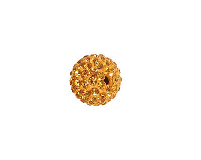 Topaz Pave Round 12mm (1.5mm hole)
