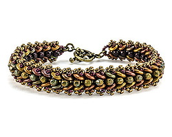Vineyard Harvest Bracelet Pattern for CzechMates