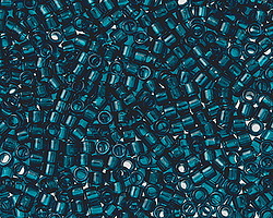 TOHO Aiko Transparent Capri Blue Precision Cylinder 11/0 Seed Bead