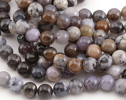 Amethyst Sage Agate Round 8-8.5mm