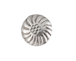Antique Silver (plated) Chrysanthemum Button 13mm