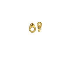 Cymbal Kolympos 24k Gold (plated) Ending for SuperDuo 6x4mm