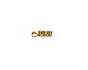 Mykonos Solid Brass Coil 1.8mm Cord End 11x3mm