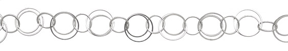 Antique Silver (plated) Multiring Chain