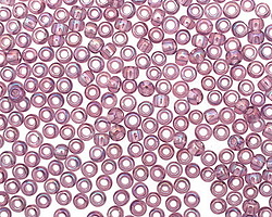 TOHO Transparent Rainbow Light Amethyst Round 8/0 Seed Bead