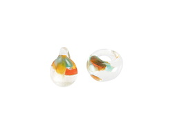 Unicorne Beads Glass Aqua Shock Teardrop 9-10mm