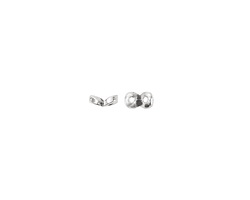 Cymbal Kaparia Antique Silver (plated) Side Bead for SuperDuo 5x2mm