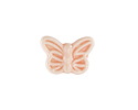 Light Rose Porcelain Butterfly 12x18mm
