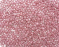 TOHO Marbled Opaque Pink/Pink Round 11/0 Seed Bead
