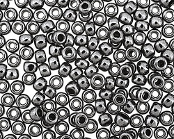 TOHO Metallic Hematite Round 6/0 Seed Bead