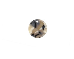 Zola Elements Black Pearl Acetate Coin Charm 14mm