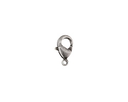 Antique Silver (plated) Lobster Clasp 9x5mm (50 pieces)