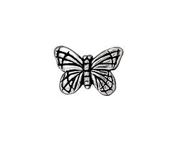 TierraCast Antique Silver (plated) Monarch Bead 11x15mm