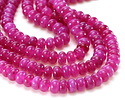 Fuchsia Agate Rondelle 5x8mm