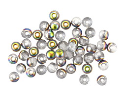 Czech Glass Crystal Vitrail Round Druk 4mm