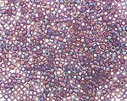 TOHO Transparent Rainbow Frosted Light Tanzanite Round 11/0 Seed Bead