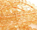 Citrine Faceted Rondelle 8mm